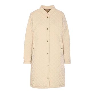 Moorer Single-Breasted Coats, female, Beige, Size: S Giacca