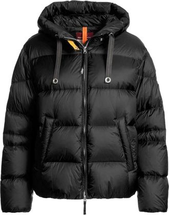 Parajumpers Tilly Hooded Down Jacket - Dames - Gewatteerde jassen - Zwart - M - Leer - Jassen