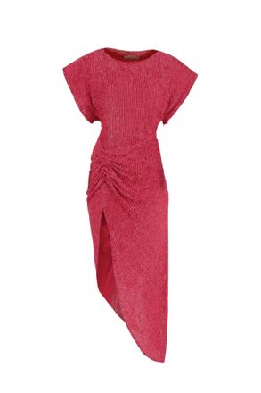 In The Mood For Love Womens Bercot Dress In Pomegranate