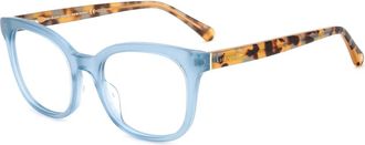 Kate Spade New York Lichtblauwe Brillen Samara/G - unisex - Brillen - Blauw - 52 MM - Accessoires