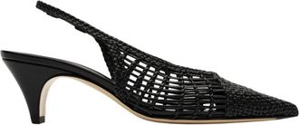Parall&egrave;le Mella Slingback - Dames - Pumps - Zwart - 37 1/2 EU - Leer - Schoenen