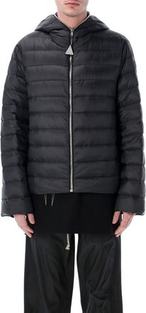 Moncler Black Quilted Hood Jacket