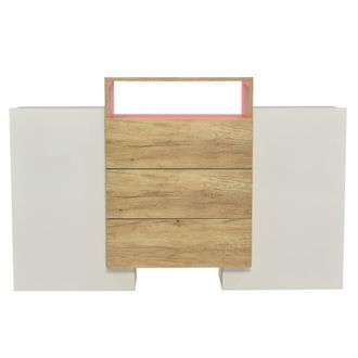 Urban Meuble Aparador de dise&ntilde;o contempor&aacute;neo con led, 2 puertas y 3 cajones