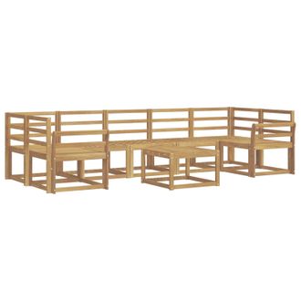 vidaXL Conjunto De Sof&aacute;s De Exterior 8 Pcs Blanco 59 X 59 X 37 Cm Vidaxl