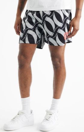 Overtime Scythe Mesh Shorts in Black at Nordstrom, Size Xx-Large