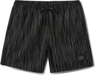 Maui and Sons Echo Walk Linen & Cotton Drawstring Shorts in Black at Nordstrom, Size Xx-Large