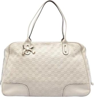 Gucci Pre-owned Tote Bags, female, White, Size: ONE SIZE Pre-owned Princy Tote Bag