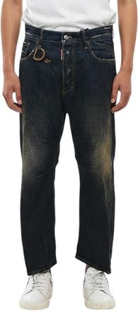 Dsquared2 Dark Blue Distressed Jeans