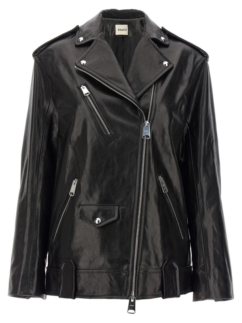 Women's Khaite Leather Jackets - up to −77% | Stylight