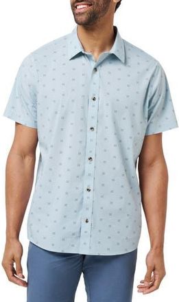 Travis Mathew Bungalow Breeze Short Sleeve Button-Up Shirt in Arona at Nordstrom Rack, Size Xx-Large