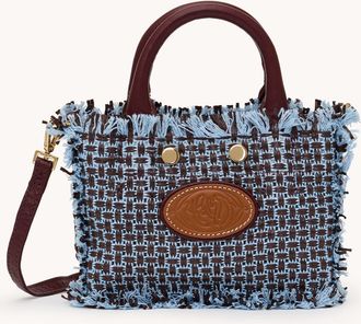 Hammitt Hammitt Olympia Tote Blueberry Sorbet Gold Mini