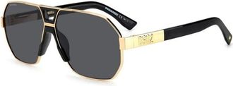 Dsquared2 Zonnebrillen - Heren - Accessoires - Geel - Maat: 63 MM