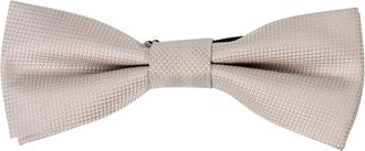 Man's World Fliege MANS WORLD, Herren, helltaupe, Web, Kunstfaser, leicht gl&auml;nzend, unifarben, Fliegen Fliege, mit dezent kariertem Ton-in-Ton Design - NEW