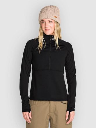 Volcom Gridlock Mock Neck Half-Zip Jersey negro