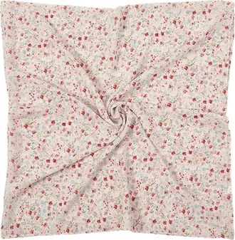 Generic 115 * 115Cm Print Square Chiffon Hijab Scarf For Women Bandana Neck Kerchief Foulard Female Scarfs 8