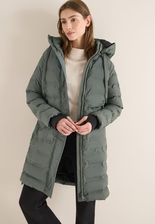 Cecil Steppmantel CECIL, Damen, Gr. XXL (46), pastel olive, Steppware, Obermaterial: 100% Polyester. Futter: 100% Polyester. Wattierung: 100% Polyester, uni