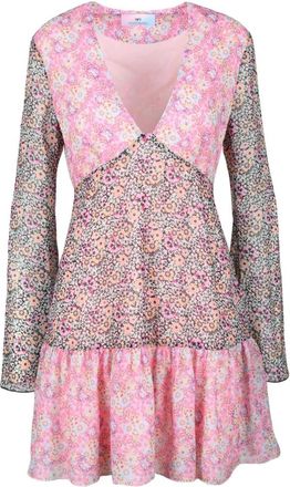 Chiara Ferragni Damesjurk - Dames - Korte kleedjes - Veelkleurig - S - Polyester - Kleedjes