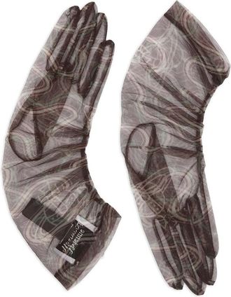 Vivienne Westwood Printed Tulle Gloves
