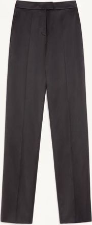 Valentino Pantaloni In Doppia Duchesse Stretch Donna NERO 36