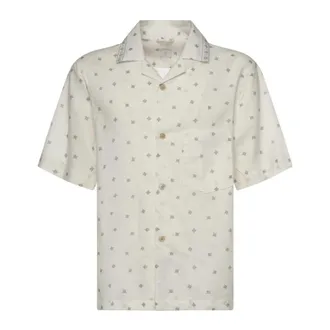 Eleventy Short Sleeve Shirts, male, White, Size: XL Short Sleeve Shirt
