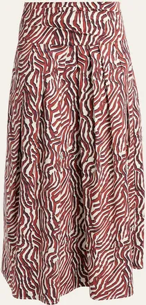 Proenza Schouler Nessa Maxi Skirt in Poplin