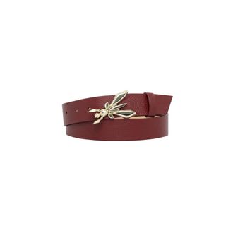 Patrizia Pepe Fly Buckle Belt - Dames - Accessoires - Bruin - Maat: XS Leer
