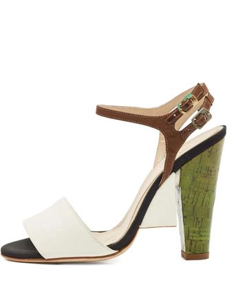 Fendi 110mm buckle-fastening sandals - Multicolour