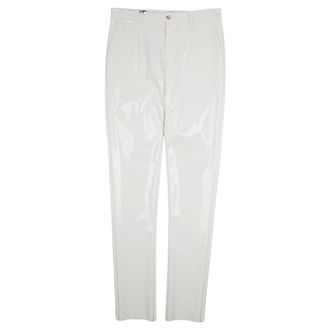Dolce & Gabbana Slim-fit Trousers, male, White, Size: XL Slim-fit Chinos