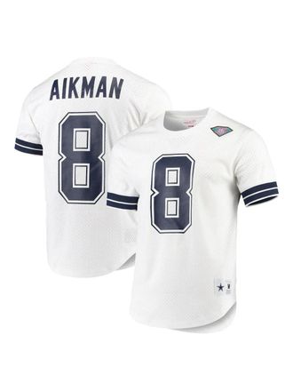 Mitchell & Ness NFL Cowboys Troy Aikman T-shirt - White