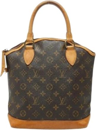 Louis Vuitton Pre-owned Handbag - Dames - Vintage Handtas - Bruin - ONE Size - Leer - Vintage