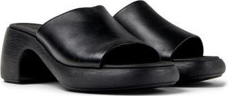 Camper Thelma Platform Slide Sandal in Black at Nordstrom, Size 40