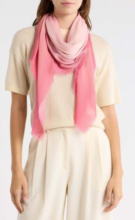 Nordstrom Ombr&eacute; Scarf in Pink Ombre at Nordstrom