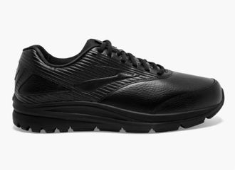 Brooks Mens Addiction Walker 2 Wide 2E Shoes In Black