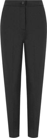 Max Mara Gerona Pants - Dames - Slim Fit Broeken - Zwart - M - Polyester - Broeken