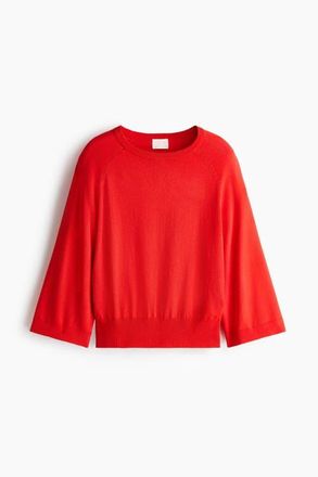 H&M Fine-knit Top in Red at Nordstrom, Size Xx-Large