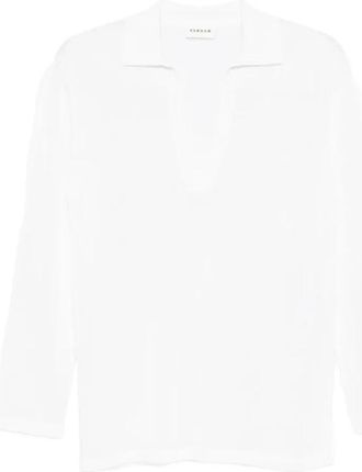 P.A.R.O.S.H. Maglia - Dames - V-hals truien - Wit - S - Truien & Vesten