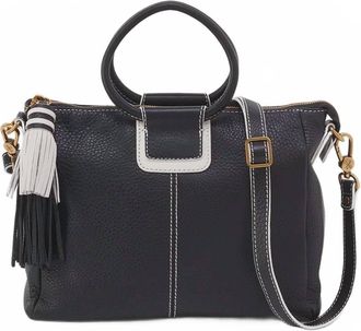 Hobo Sheila Medium Satchel Bag In Black/white