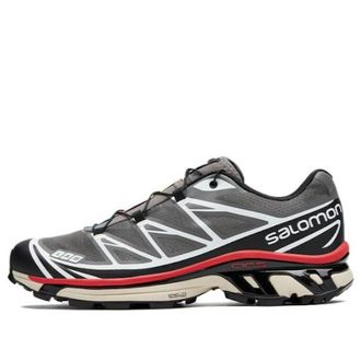 Salomon XT-6 Pewter Black Aurora Red 472932