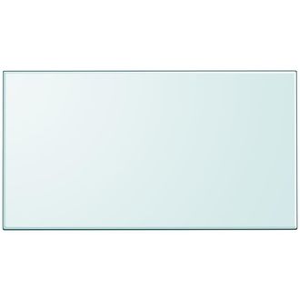 vidaXL Piano Tavolo Vetro Temperato Rettangolare 1200x650 Mm - Vidaxl