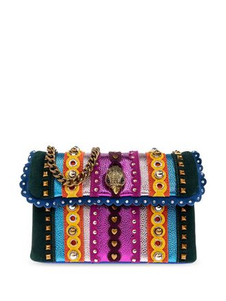 Kurt Geiger medium Kensington studs shoulder bag - Blue