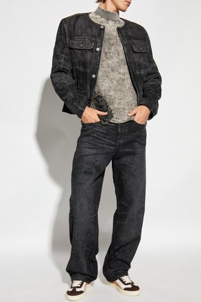 Diesel Jeans 2001 D-MACRO-FSH, Mens, Black