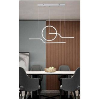 Trade Shop Trade Shop Traesio - Trade Shop - Lampadario Led 32watt Lampada Stile Contemporaneo Moderno Luce 6500k 4000k A44-b