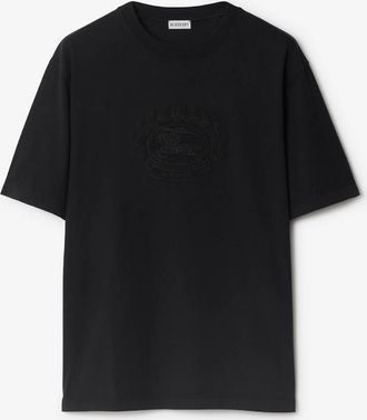 Burberry EKD Cotton T-shirt, Size Medium