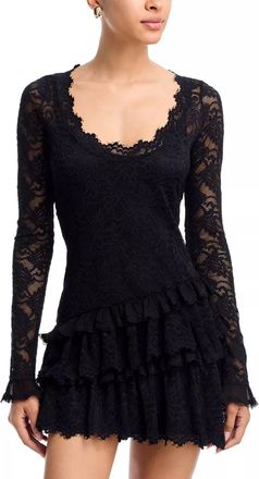 LoveShackFancy Rhea Dress In Black
