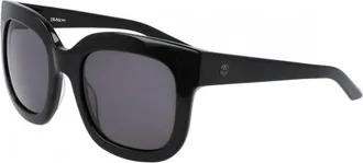 Dragon Ladies Black Rectangular Sunglasses DRFLOLL001