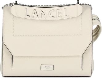 Lancel Stijlvolle Urban Crossbody Tas Ninon - Dames - Handtassen - Wit - ONE Size - Leer - Tassen
