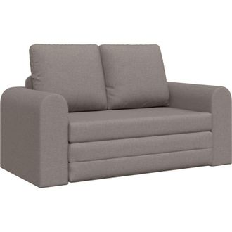 vidaXL Sof&aacute; Cama Taup&eacute; 148 X 71 X 83 Cm Tela Vidaxl