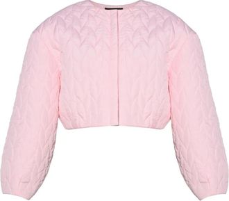 Anouki Gewatteerd verfraaid bomberjack - Roze