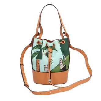 Loewe Pre-owned Canvas Shoulder Bag - Dames - Vintage Tas - Veelkleurig - ONE Size - Leer - Vintage