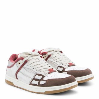 Amiri Colour-Block Leather Sneakers - White